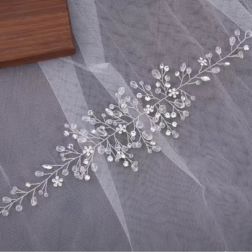 Crystal Bridal Headpieces For Brides Silver